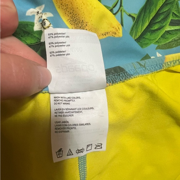 COPY - Speedo Turnz Lemon Print One Piece Swimsuit Size 14/40 - Picture 8 of 9